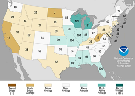 Statewide precipitation 